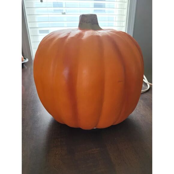 Light Up Kmart Vintage Jack-O-Lantern Hard Foam Material Tested/Works-8"x9" - Picture 5 of 8